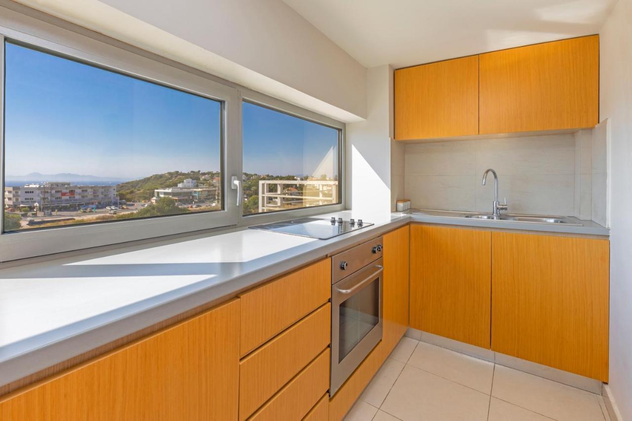 Rhodes CitySunny Penthouse,Modern Amenities+Aegean Viewアパートメント エクステリア 写真
